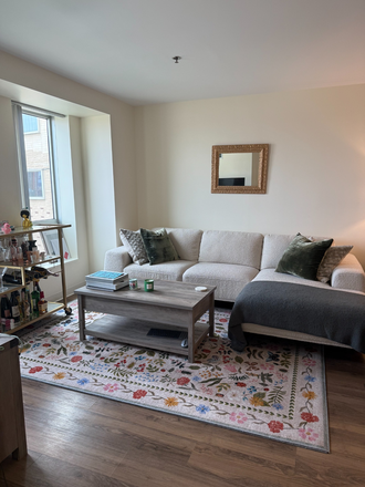 Living Room - Two Rooms for Rent in One Western Avenue Apartments