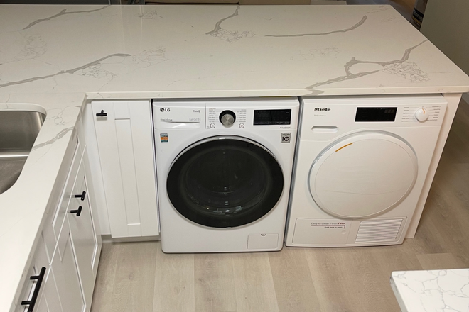 Washer dryer in unit - Foggy Bottom Studio Condo