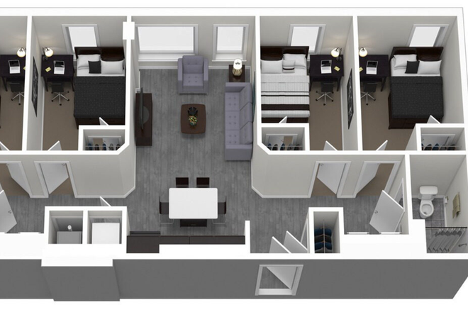 Floor plan - 9 East January-July Rental