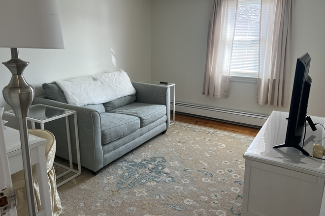 Living Room/Office - Furnished 1-Bedroom Unit (Utilities Included)