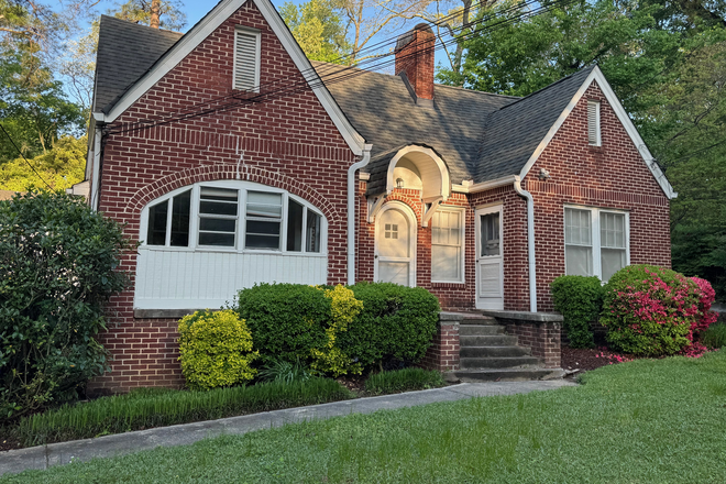 front of house - 2 bedroom duplex Apt,  2/3rds of a house one block from Emory campus