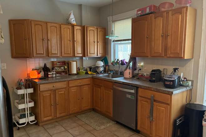 Kitchen (dishwasher, deep sink, lots of storage!) - Summer Sublet in Mission Hill! Triplex