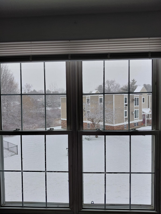 Pretty views during winter through the big window all for yourself - The Boulders Apartments