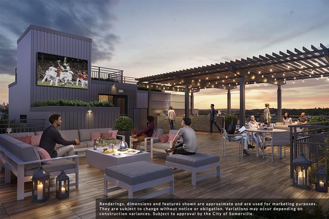 Rooftop - 2Bed/2Bath Condo with Concierge, Gym, Parking, walking distance to MIT, Harvard