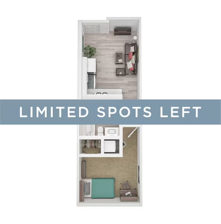 Floorplan of unit - 12 North Apartments