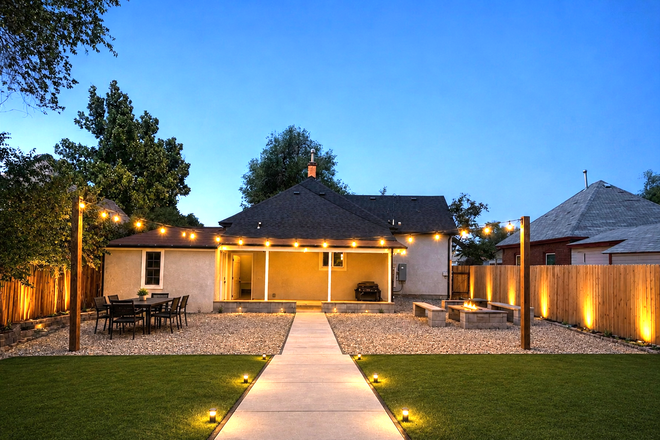 Backyard - Fully Remodeled Furnished Home – Walk to Downtown & CMU!