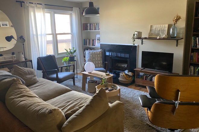 living room - 2BR by Roland Water Tower Apartments