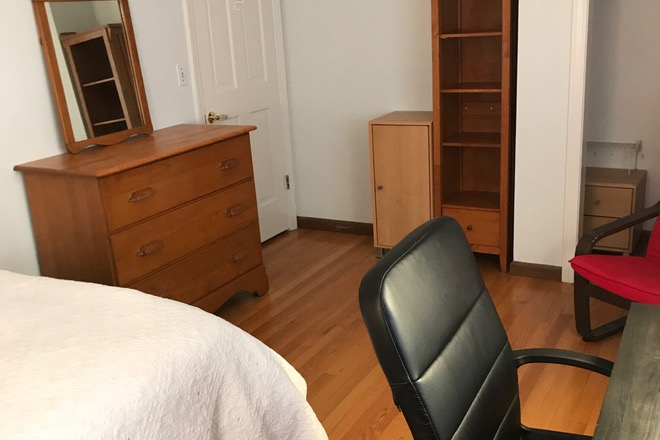 Bedroom - Room in private home. Have own bathroom Furnished with full size bed. 2 mins to bus