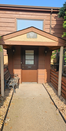 Front Door - Basement apartment near A line. A walkable distance from St. Kates