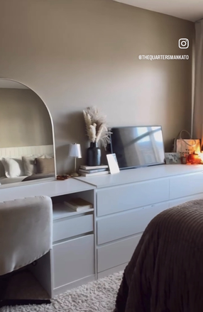 Bedroom - The Quarters Mankato Apartments