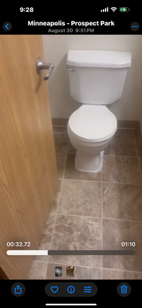 Bathroom - Quad on Delaware Apartments