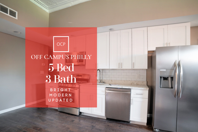 5 Bed 3 Bath - Off Campus Philly - Modern 5 Bed Steps From Campus With Private Patio Apartments