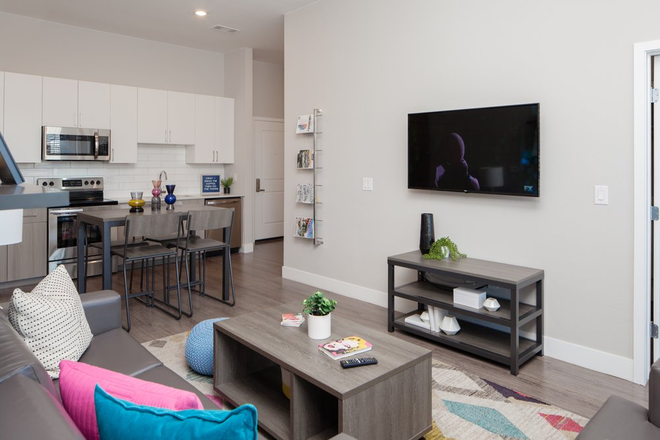 Living room - CoLab Student Housing Apartments