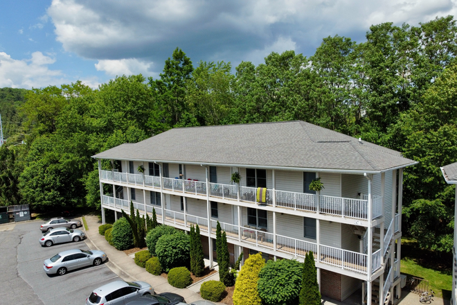 This is a photo of the complex. Our unit is on the ground floor. - Tamarack Apartments 247 Meadowview Dr, Boone, NC 28607