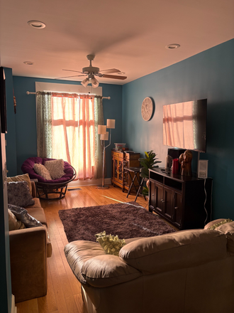 Living Room - Furnished Modern 2 Bedroom House, Five minute walk to Johns Hopkins Bayview