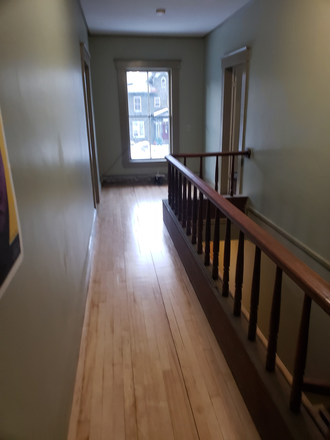 Central stair off of front door. - River view Bethel Village. Great for housemates.