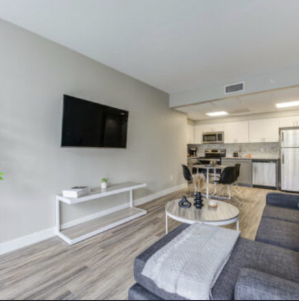 living room, TV not provided - University Village Towers Apartments