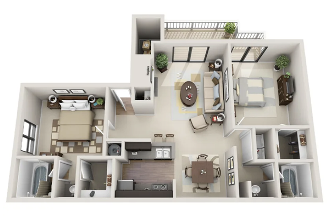 Floorplan - The Hawthorne Westside