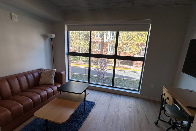 Living room - Hub College Park Studio Apartment
