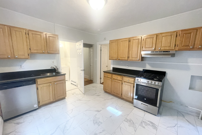 Kitchen - 4 Bedroom Apartment w/ Newly Refinished Floors