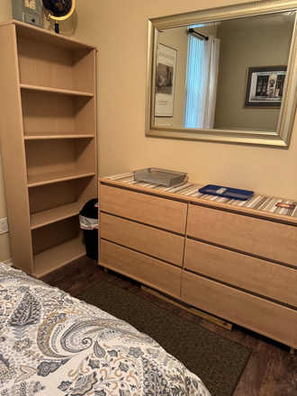 Bookcase, bureau - Room for rent in private home/2 miles campus, UCF