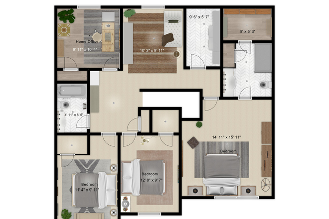 Second Floor - 3412 Withrow Ln House