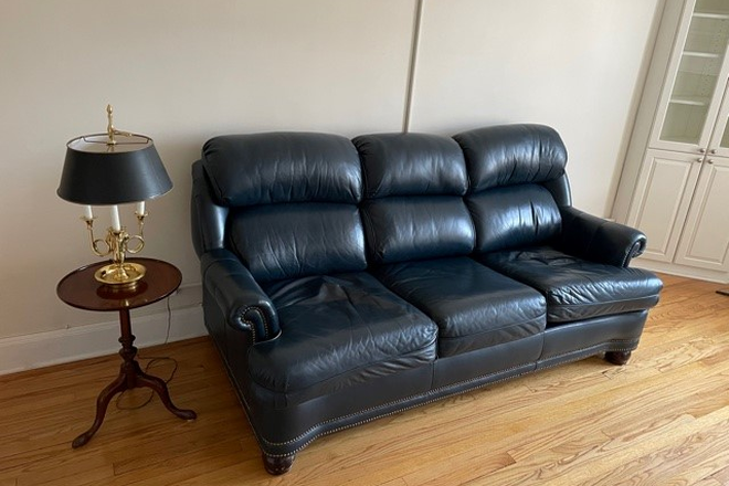 Living room - Furnished 1BR apt-Palmer Square-Princeton