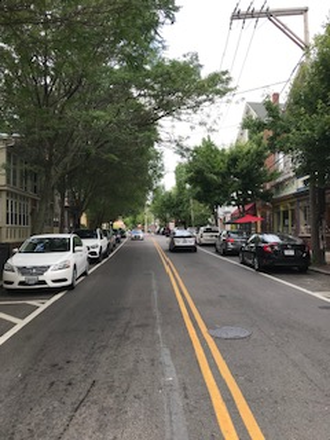 view of Wickenden Street - 1st floor bedroom with private bathroom, walking distances to Brown, RISD, and downtown. Apartments