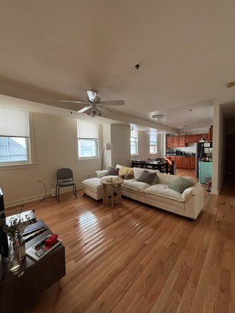 Living Room and Kitchen - PRIME LOCATION FURNISHED SUMMER SUBLET