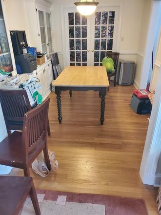 Dining room with new table - 2 bedrooms available June 1, 2026 in clean, cozy, near campus house