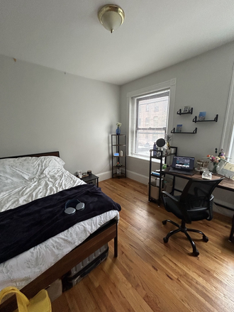 Large Bedroom - Furnished 3BR/1BA in Fenway — Summer Sublet with Option to Take Over Lease Sept 1