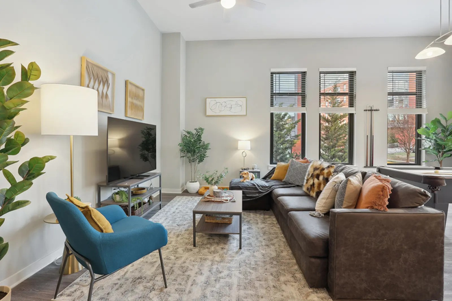 Living Room - The Standard at College Park Apartments