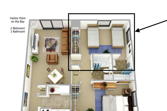 Private bedroom with a private bathroom all to yourself - Close to UMass/JFK in Harbor point (Private bathroom)