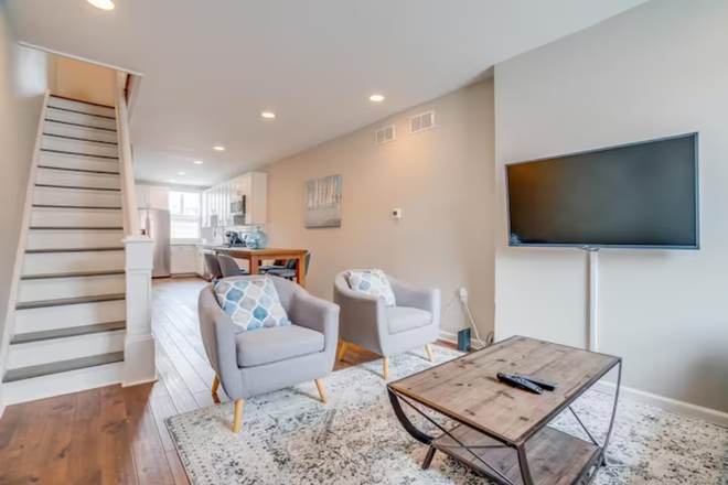 Living room - Your Home Away From Home Walking Distance to Hopkins w/Parking