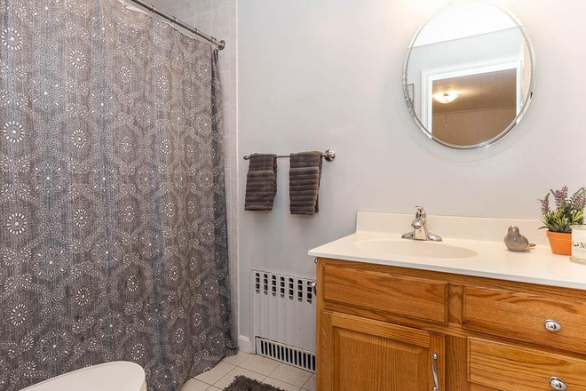 Downstairs bathroom - Cozy family home at Cambridge-Somerville-Arlington borders