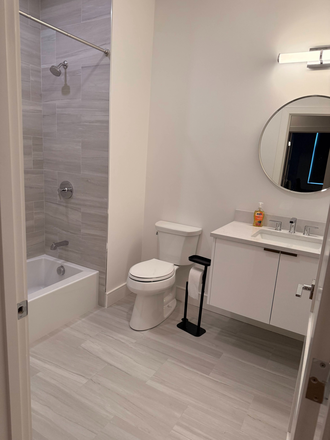 bathroom - 1 - Beautiful 2 bedroom 2 bath new semi-furnished apt on Sommerville/Cambridge border