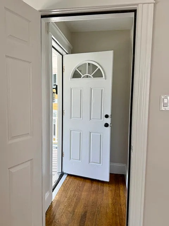 Front exterior door - 41 Ogden - 2 BR/1 Bath in Hope Village w/ Parking, Utilities Duplex