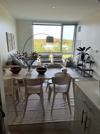 Dinning & Living Room - Fully Furnished 1BD/1BA – Walk to Campus Apartments