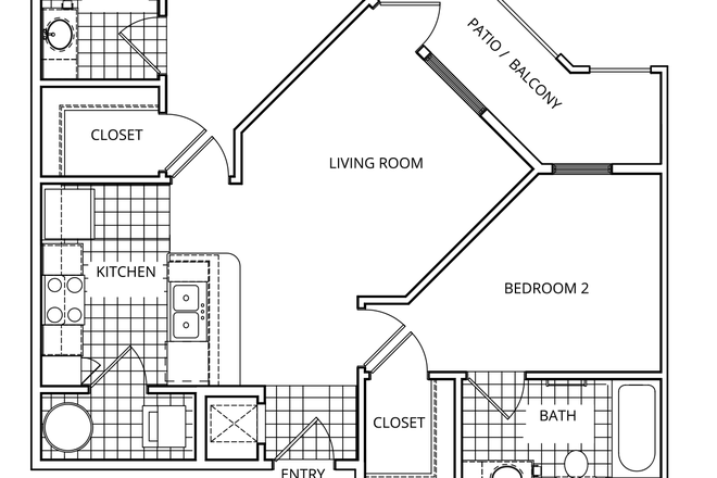 Floor plan - The aves Apartments