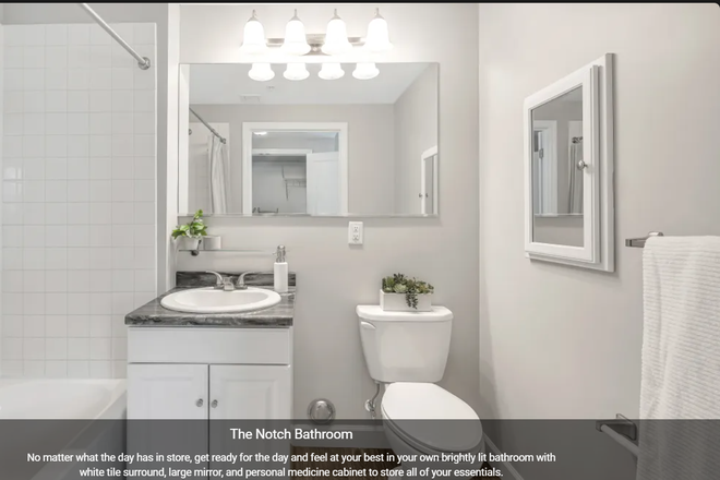 Bathroom - Alpine Commons, Building 1 Apartments