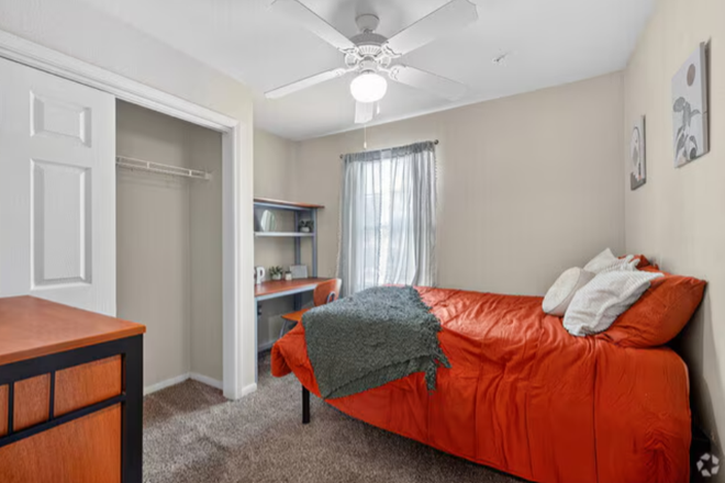 Bedroom (Decorated) - Crossing Place Apartment