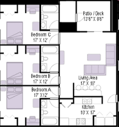 Layout of apartment - The Horizon