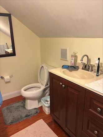 Private toilet - Cozy Room + Private Half Bath Family Home