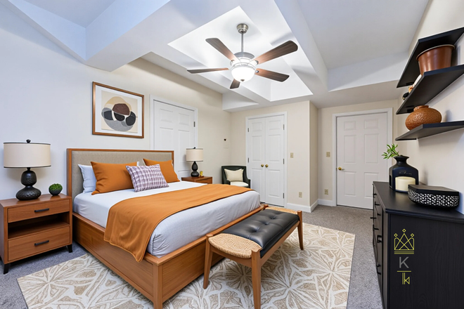 bedroom - Charming Brookline garden level 1 bed - landlord pays the fee!