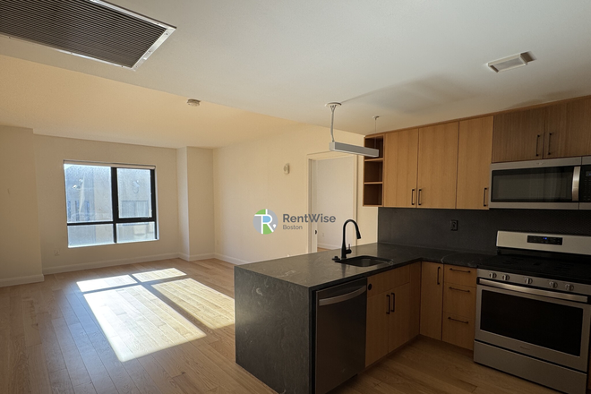 kitchen/living - AVAIL NOW | Luxurious Modern Packard's Corner 2 Bed 2 Bath | NO FEE  + 1.5 MONTHS FREE Apartments