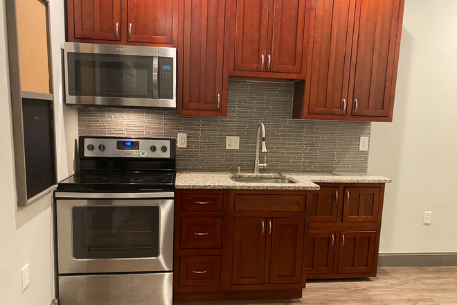 Kitchen - Studio Available One Block from Peabody Shuttle Stop