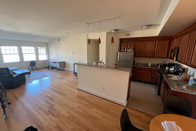 kitchen and living room - University Apartments