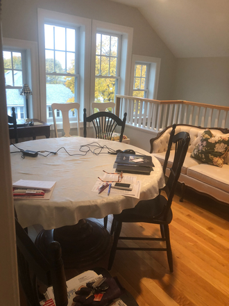 Dining - Crosby Road Penthouse 2 Bed 2 bath walk to BC.  Central AC. Parking available. No Broker Fee.