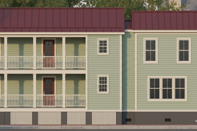 Side of House (Rendering) - 24 Jasper St - 4BR/4BA - Brand New Complete Remodel with Off-Street Parking and Outdoor Spaces House