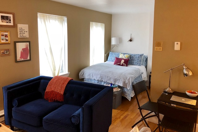 BED/LIVING ROOM - TRULY SPECTACULAR STUDIO CONDOMINIUM AVAILABLE AT 523 COLUMBUS AVENUE IN THE SOUTH END FROM 9/1/2025